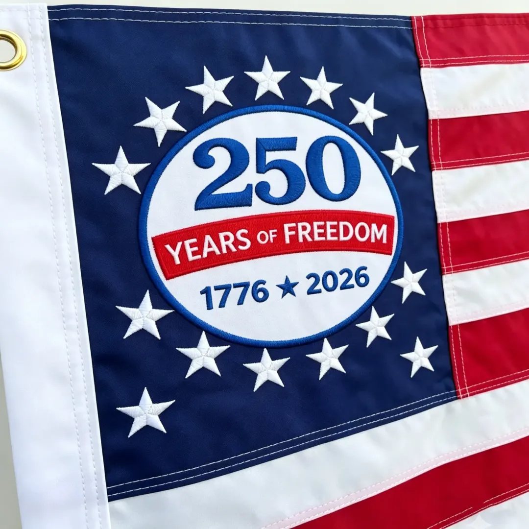 🔥Last Day: 49% OFF🔥 250th Anniversary USA Commemorative Flag (3x5 Ft),Double-Sided Embroidered 🇺🇸✨