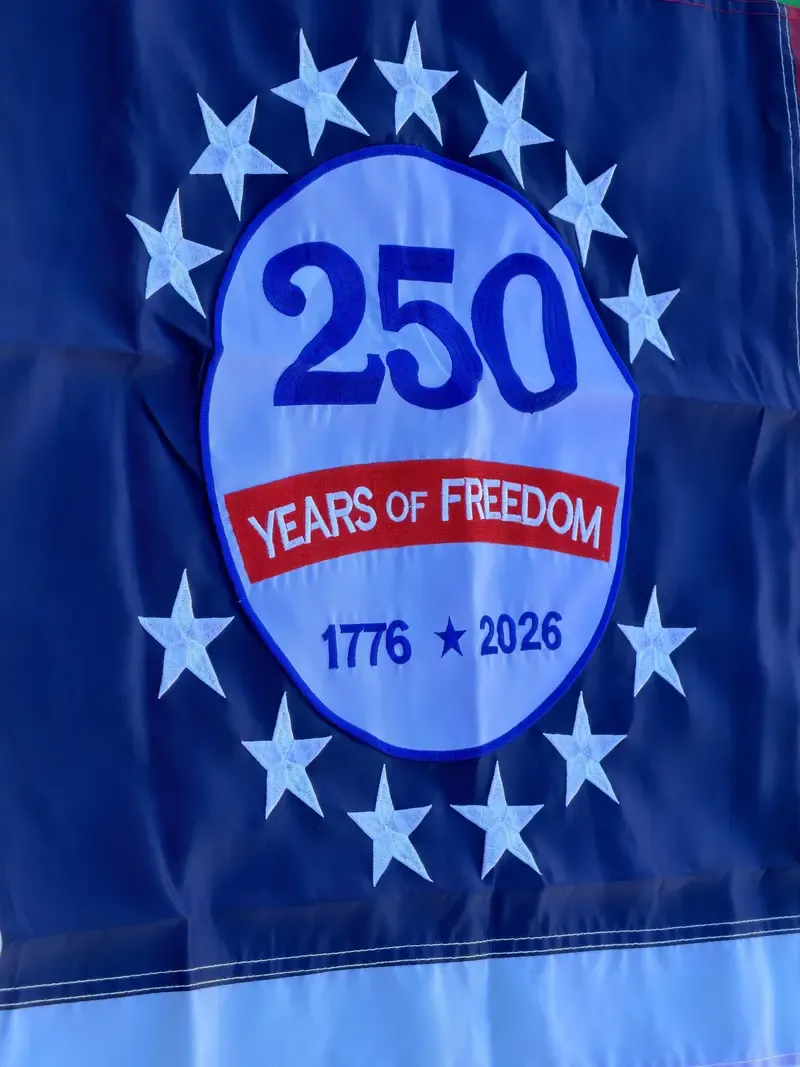 🔥Last Day: 49% OFF🔥 250th Anniversary USA Commemorative Flag (3x5 Ft),Double-Sided Embroidered 🇺🇸✨
