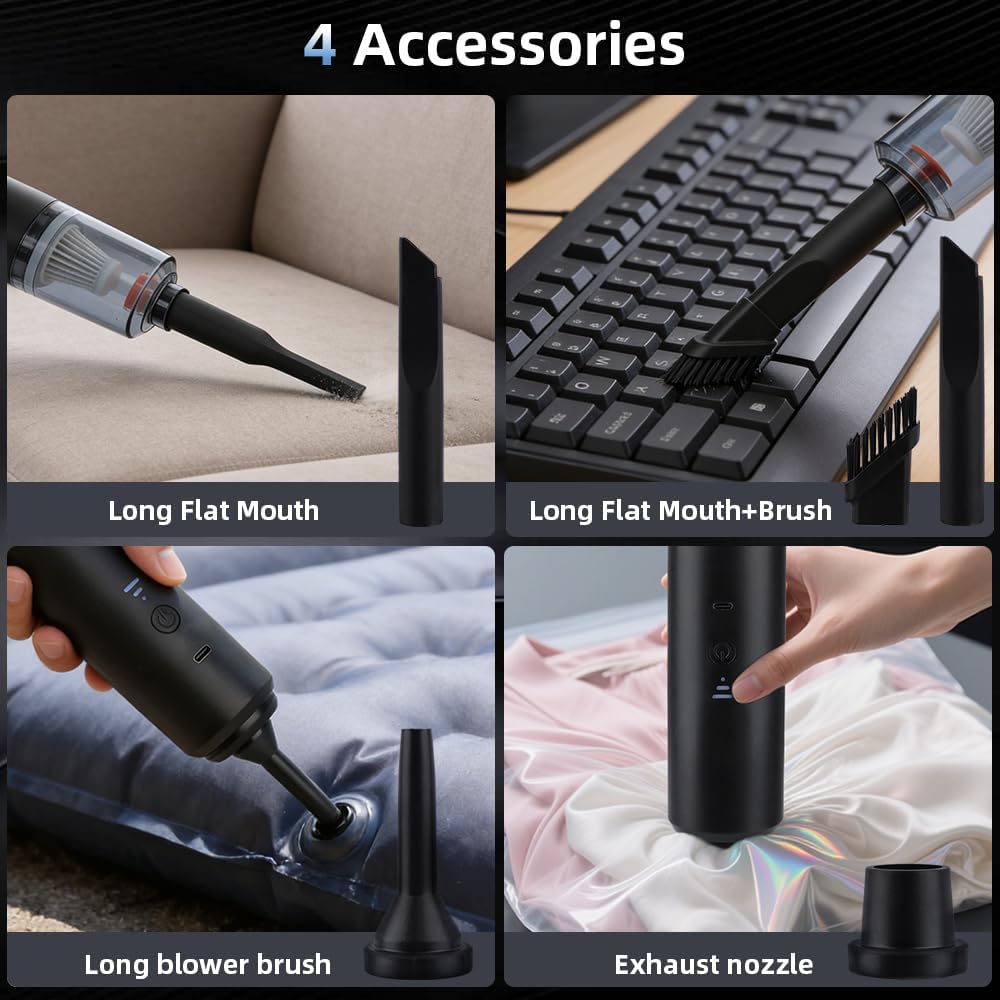 Zenvix™ 2026 New 4 in 1 High Power Cordless Vacuum Cleaner