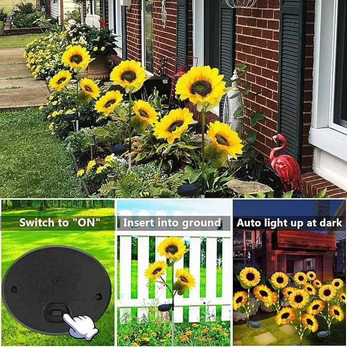 🌻Special Summer Sale 49% OFF - 🌞Solar LED Sunflower Garden Lights