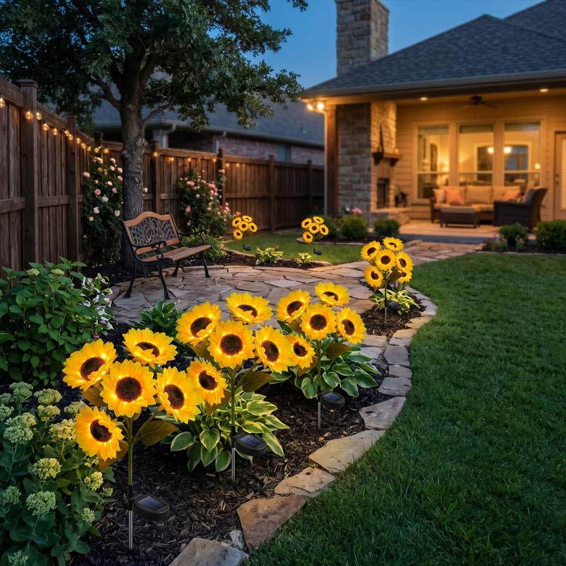 🌻Special Summer Sale 49% OFF - 🌞Solar LED Sunflower Garden Lights