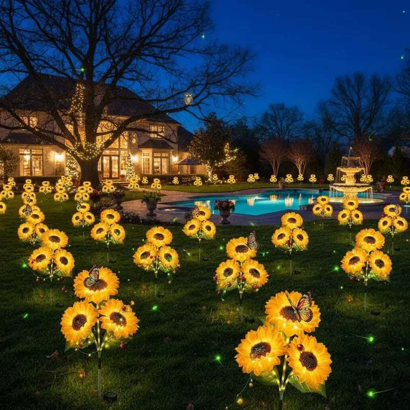 🌻Special Summer Sale 49% OFF - 🌞Solar LED Sunflower Garden Lights