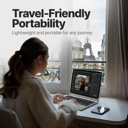 Rotate Pro™ Wireless Keyboard Case for Ipad