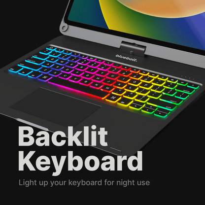 Rotate Pro™ Wireless Keyboard Case for Ipad