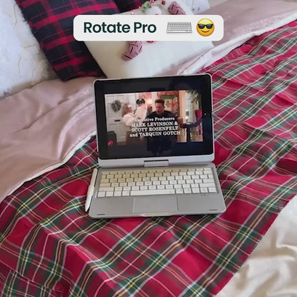Rotate Pro™ Wireless Keyboard Case for Ipad
